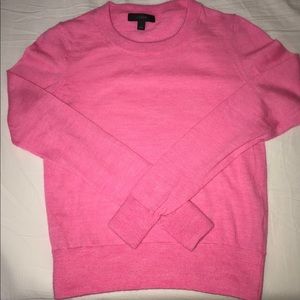 J Crew Cropped Pink Sweater